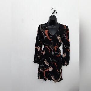 Nine West black swirl mini dress